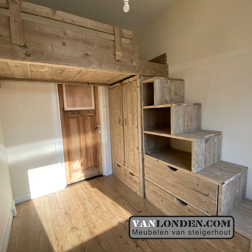 Steigerhouten slaap vide Wally