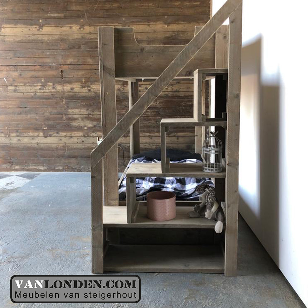 Steigerhouten stapelbed Liselore