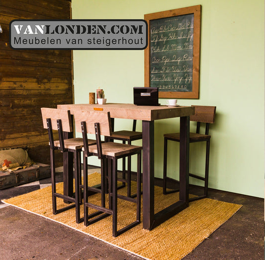 Industriële tafel Kjeld