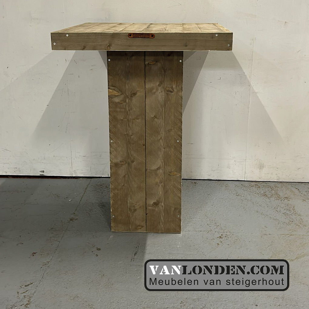 Steigerhouten statafel Mindy