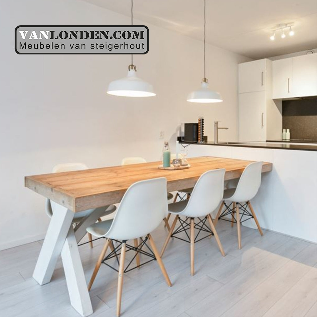 Steigerhouten tafel Renske