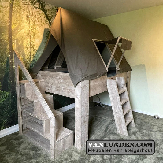 Steigerhouten tentbed Jochem