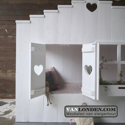 Steigerhouten trapgevel bed Tirza