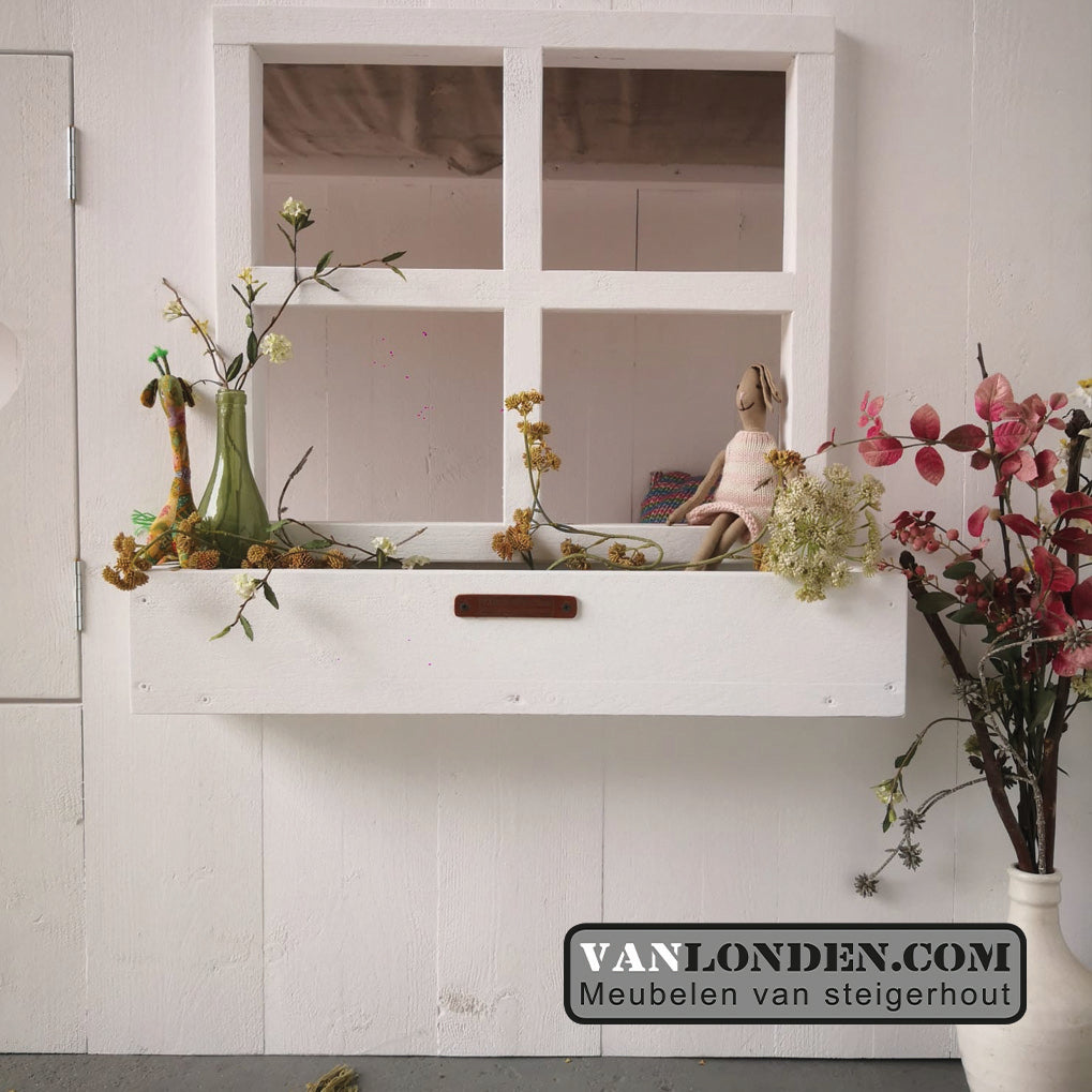 Steigerhouten trapgevel bed Tirza