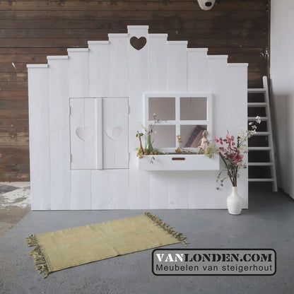 Steigerhouten trapgevel bed Tirza