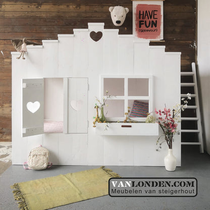 Steigerhouten trapgevel bed Tirza