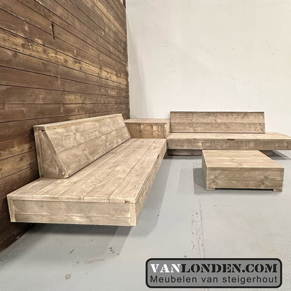 Steigerhouten tuinset Aaron