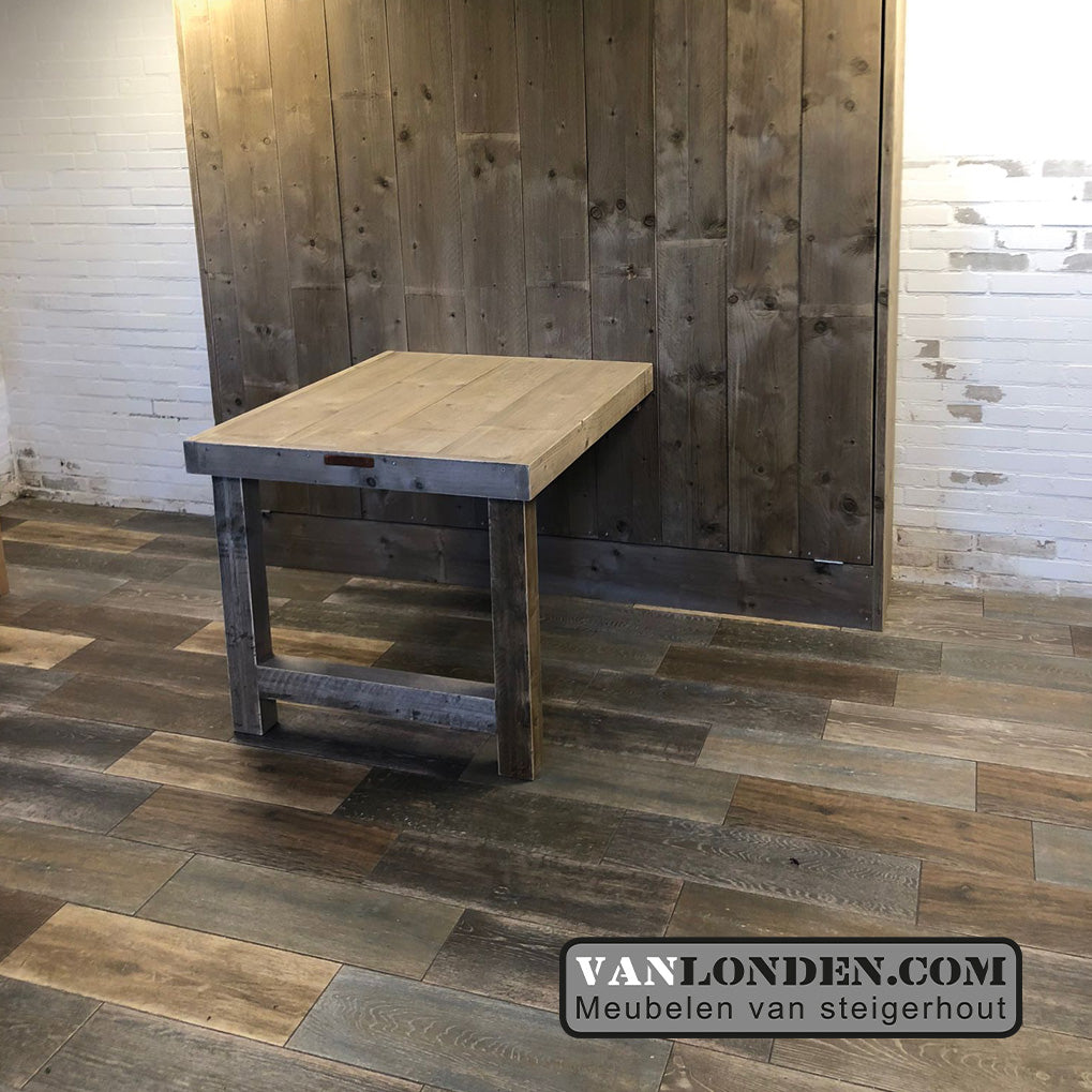 Steigerhouten uitklapbaar bed Ian