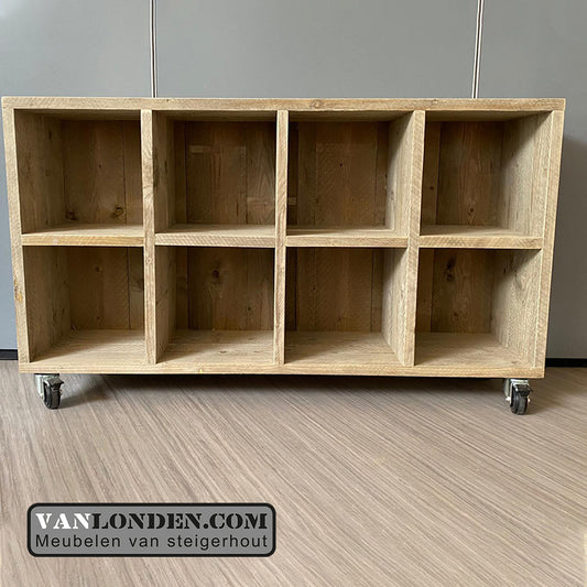 Steigerhouten vakkenkast Raf