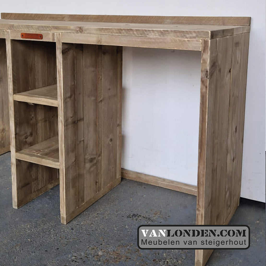 Steigerhouten wasmachine ombouw Mariet