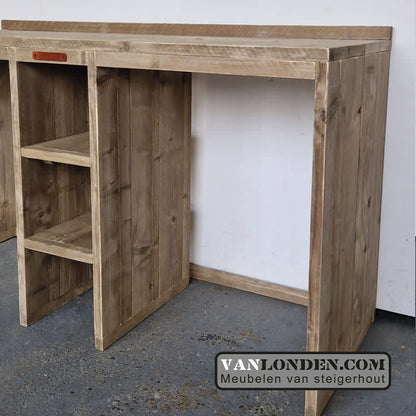 Steigerhouten wasmachine ombouw Mariet