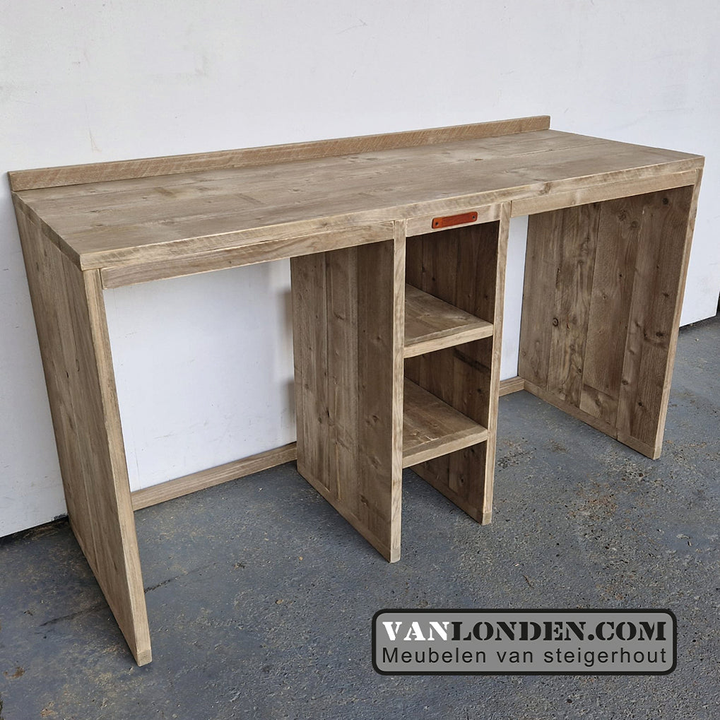 Steigerhouten wasmachine ombouw Mariet