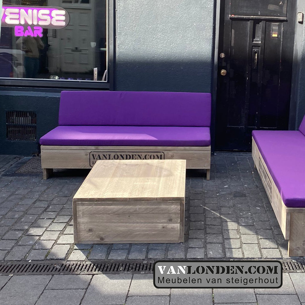 Steigerhouten zitbank Ashley