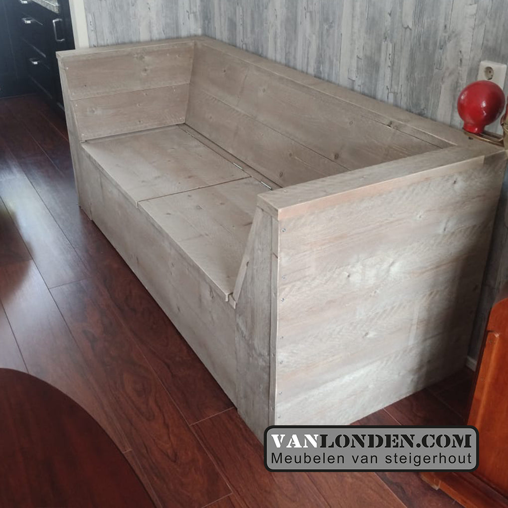 Steigerhouten zitbank Tanja