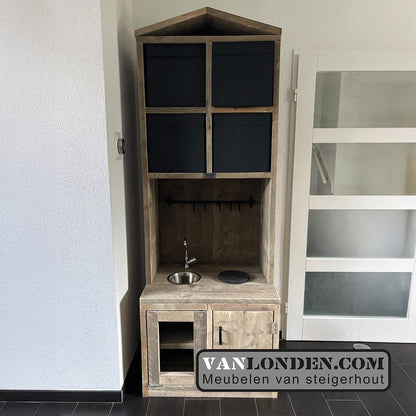 Steigerhouten kinderkeukentje Mijntje
