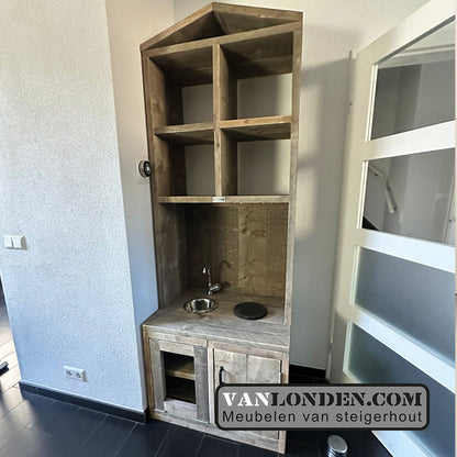 Steigerhouten kinderkeukentje Mijntje