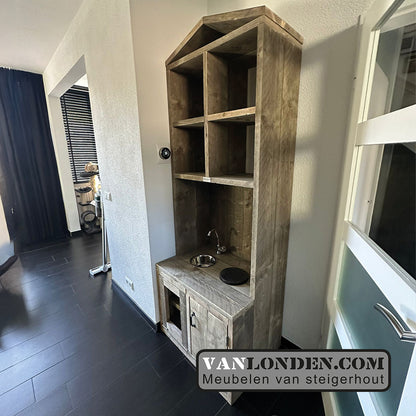 Steigerhouten kinderkeukentje Mijntje