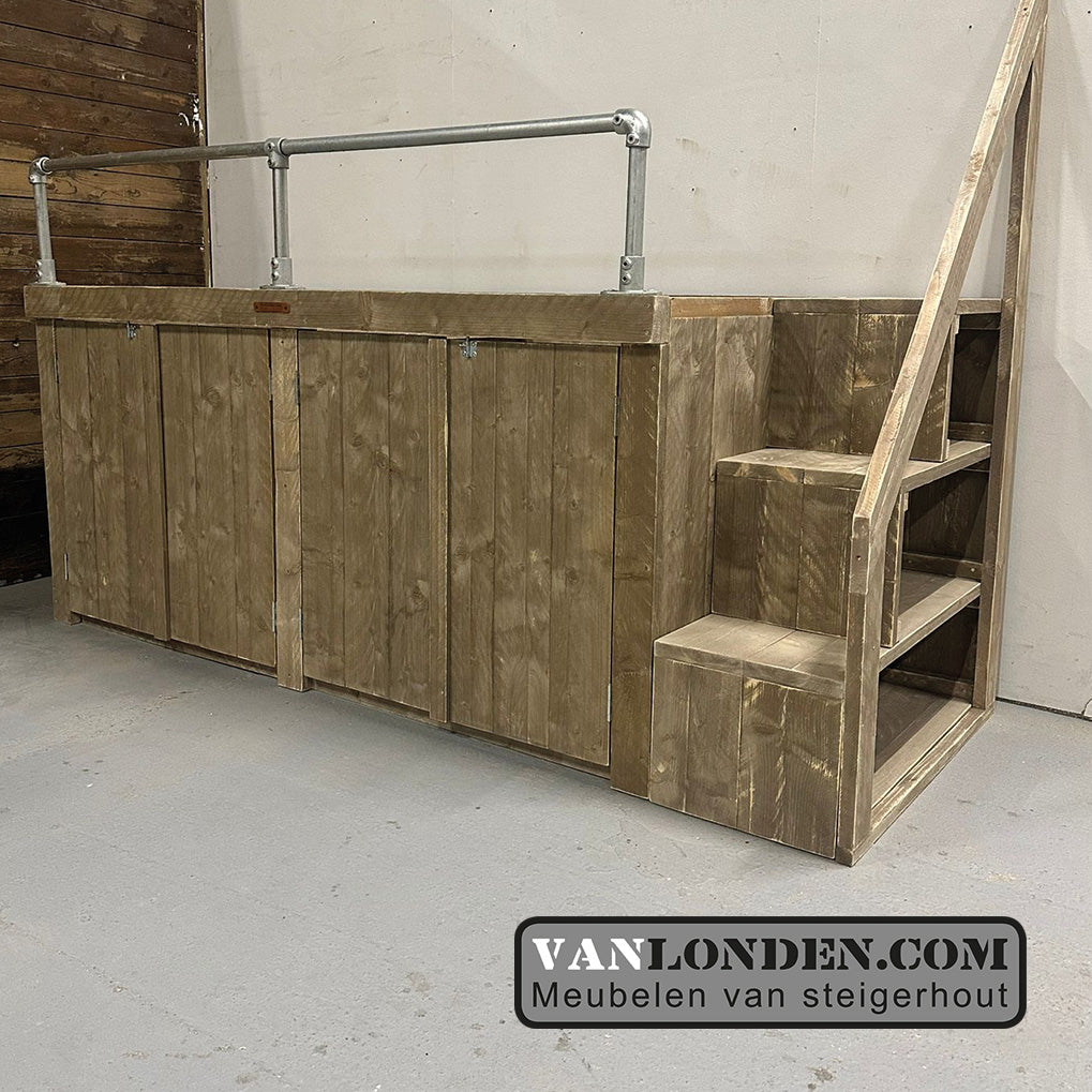 Steigerhouten half hoogslaper Dokus