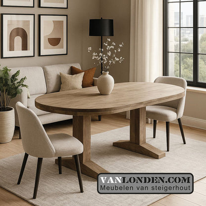 Steigerhouten tafel Ravi