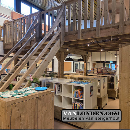 Steigerhouten vide-verdiepingsvloer Gaston