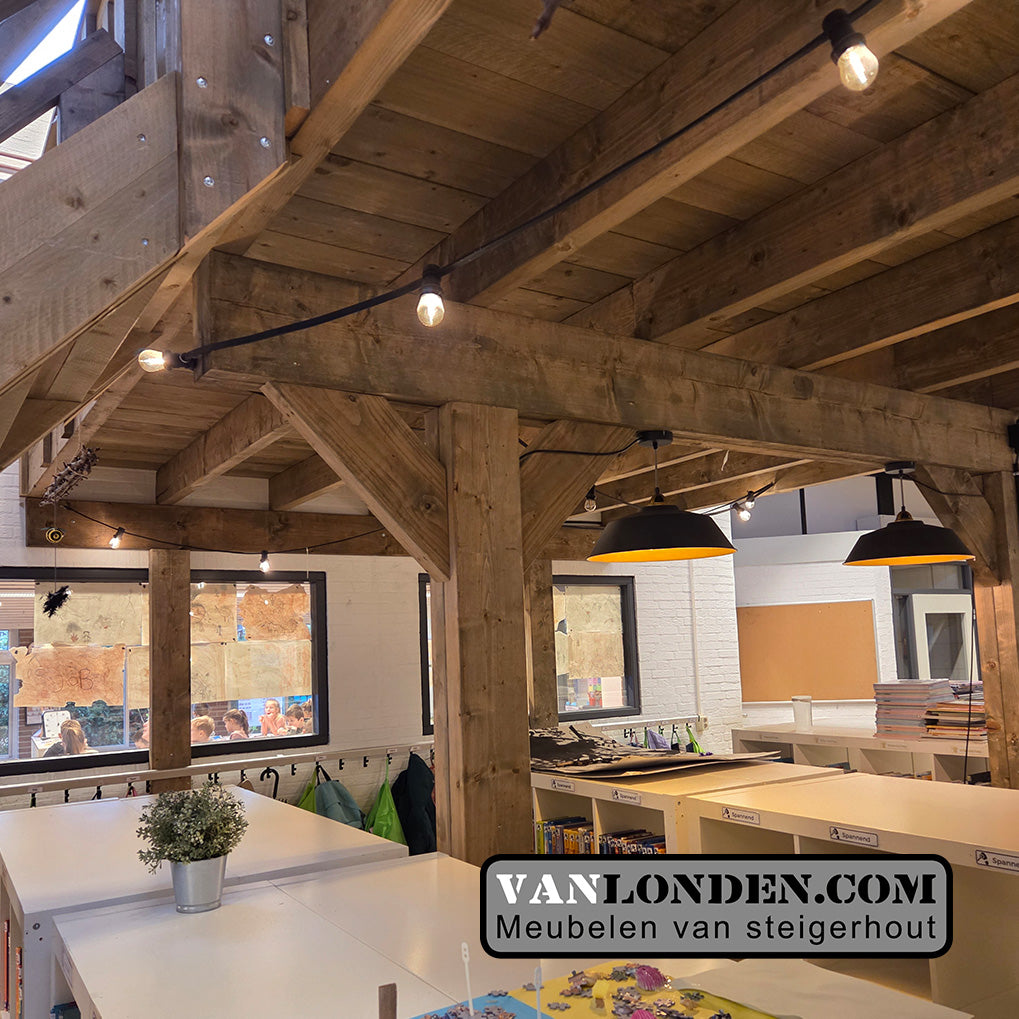 Steigerhouten vide-verdiepingsvloer Gaston