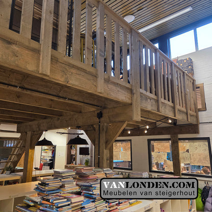 Steigerhouten vide-verdiepingsvloer Gaston