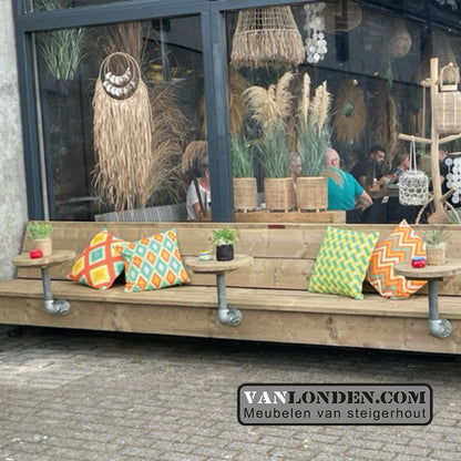 Hoekbank-terrasbank Momo