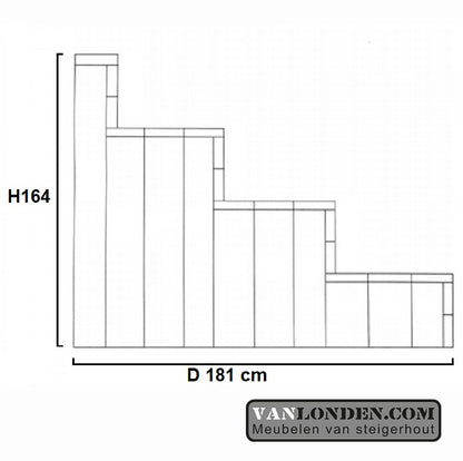 Steigerhouten tribune Elja