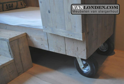 Steigerhouten peuterbed Luna