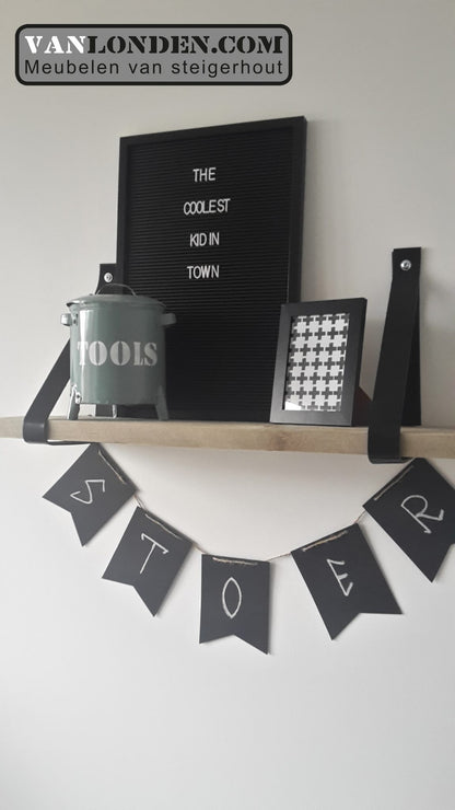 Leren plankendragers