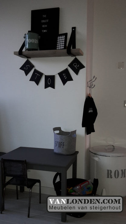 Leren plankendragers