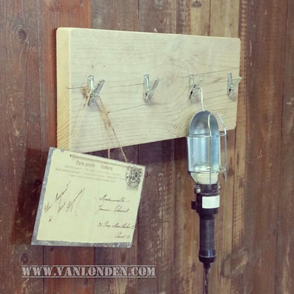 Steigerhouten kapstok Bart