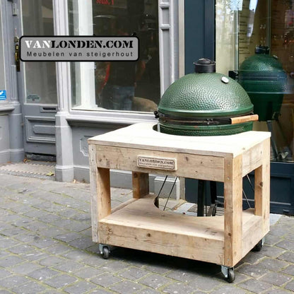Big Green Egg ombouw van steigerhout Gwen