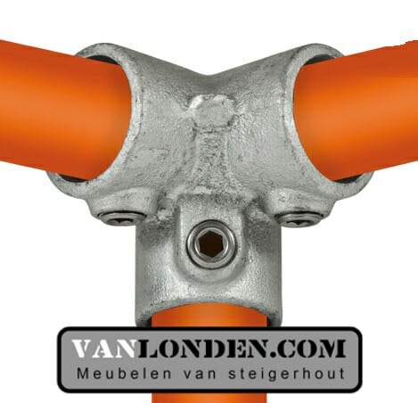 Buiskoppeling drieweg kniestuk