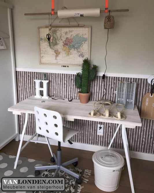 Steigerhouten bureau Jason