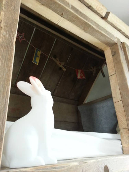 Steigerhouten stapelbed Finn