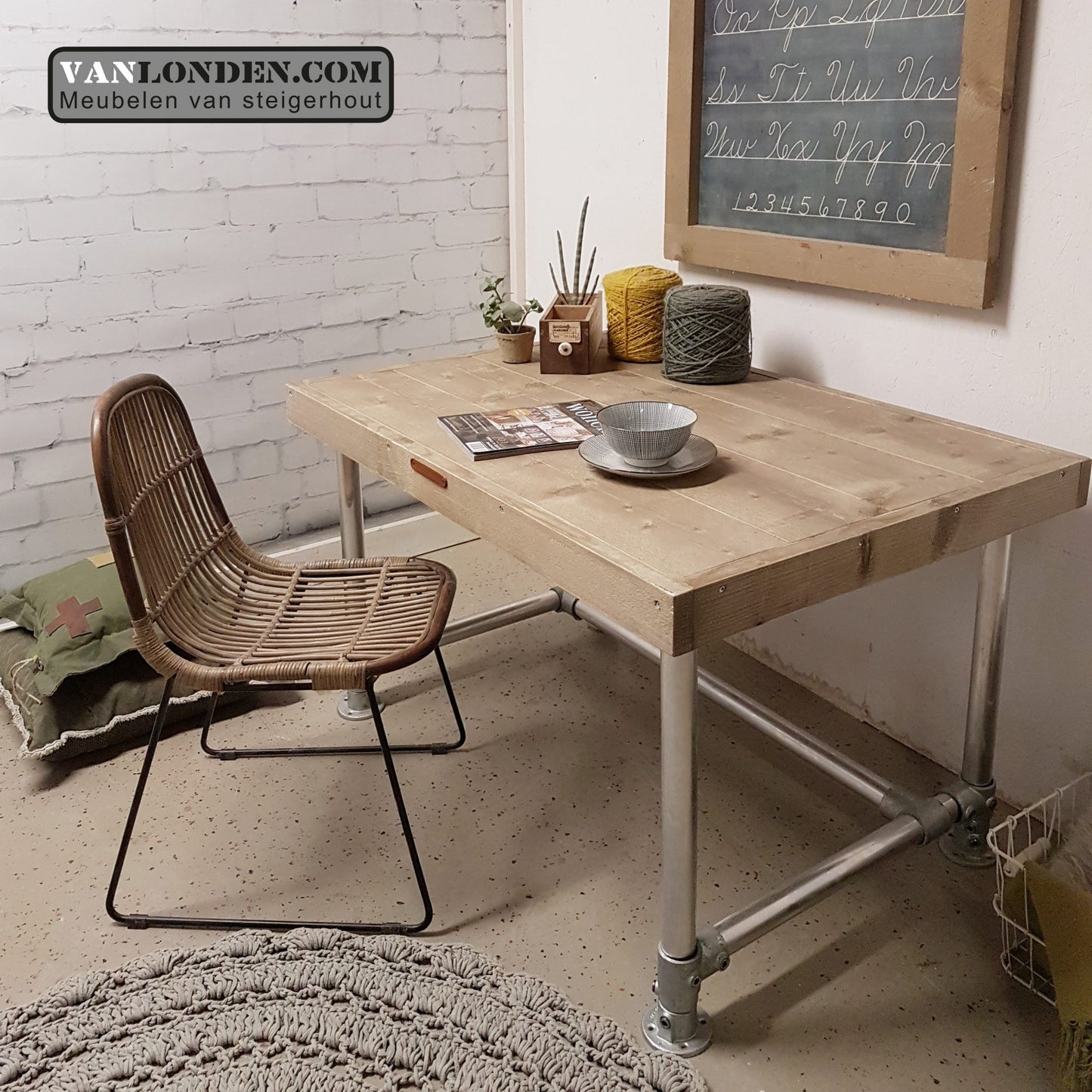 In hoogte verstelbaar bureau Ramon