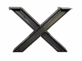 Tafel onderstel stalen kruis H balk Nathan