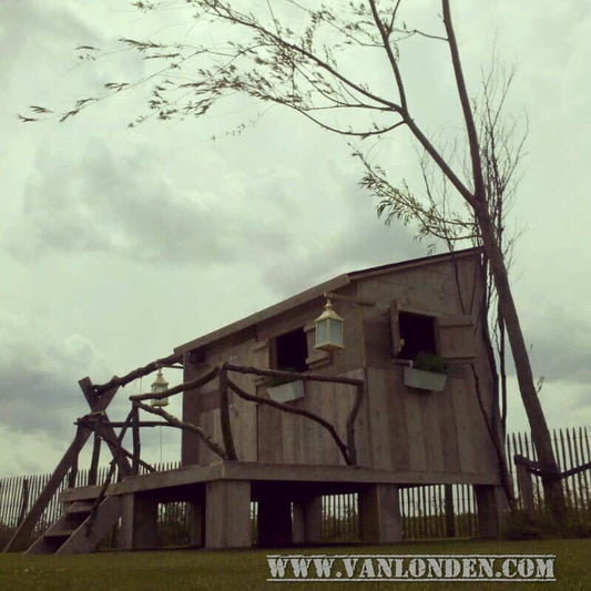 Steigerhouten speelhuis Jens