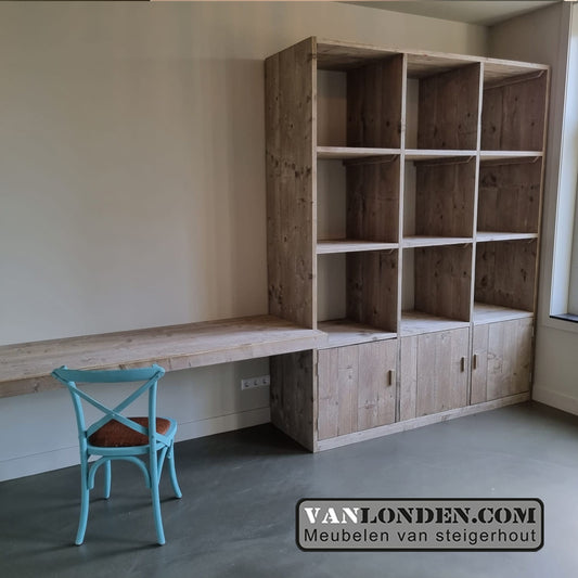 Steigerhouten kast Rocky