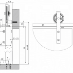 Schuifdeur systeem Robuust