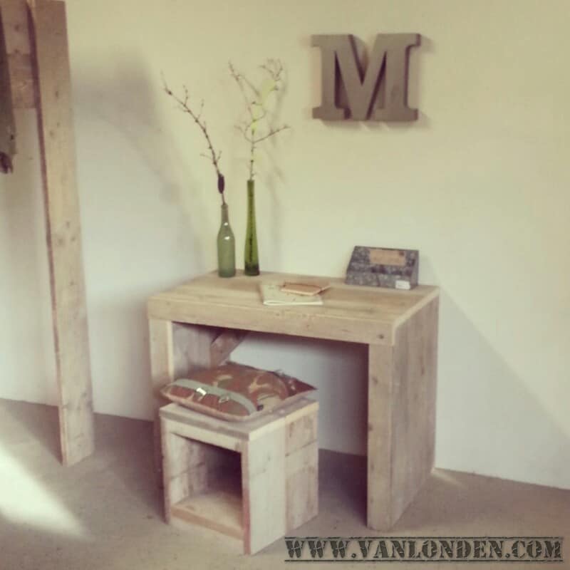 Steigerhouten bureau Ruben