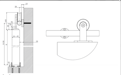 Duurzaam Schuifdeursysteem RVS