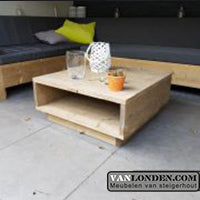 Steigerhouten salontafel Sigrid