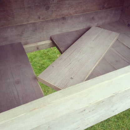 Steigerhouten baby buitenslaper Lola