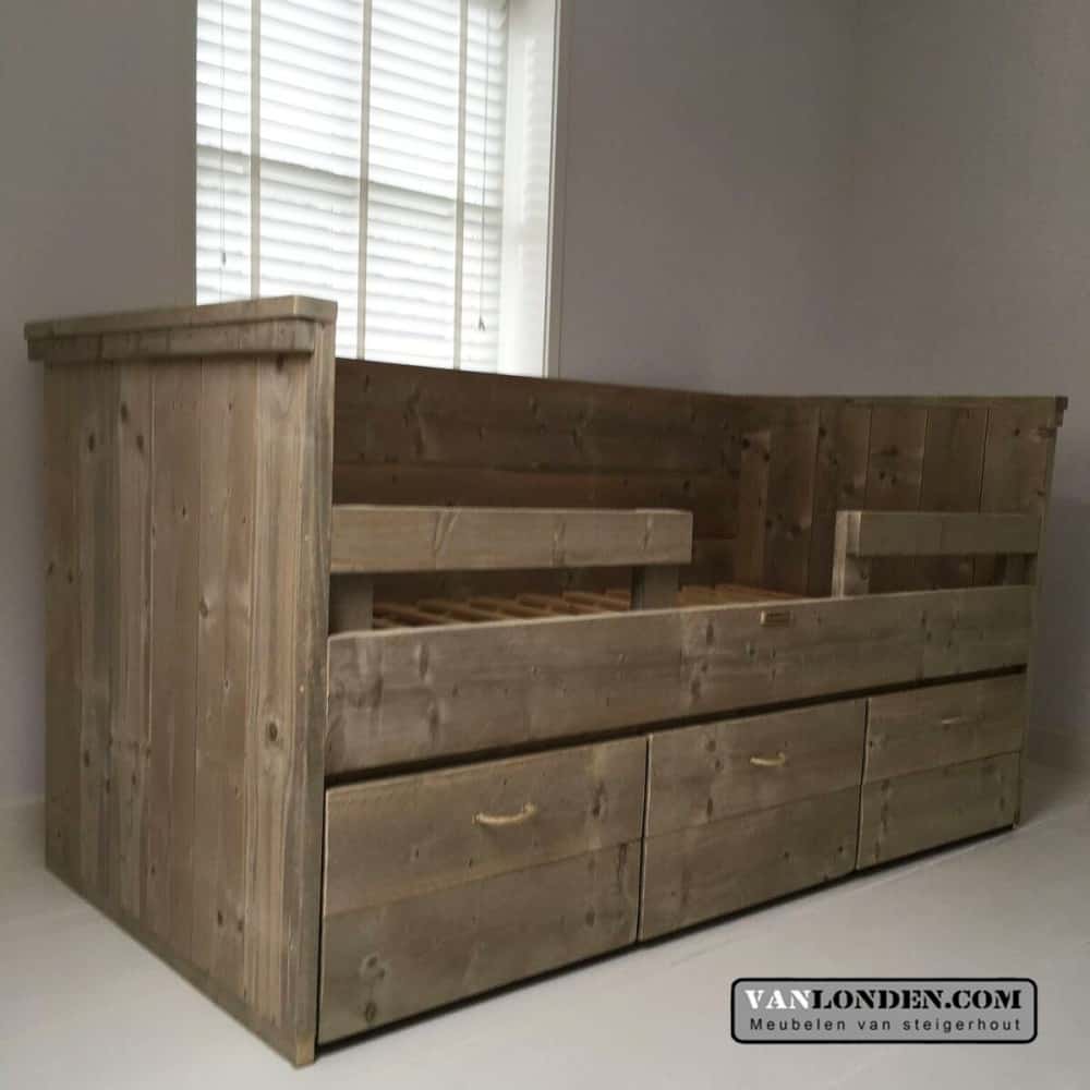 Steigerhouten kinderbed Romy