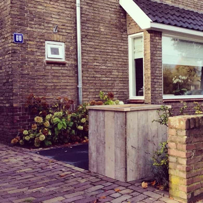 Steigerhouten bloembak / plantenbak Menno