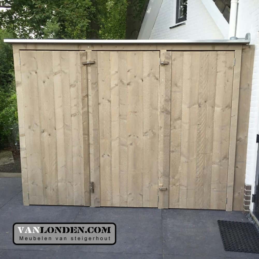 Steigerhouten buitenkast Baltasar