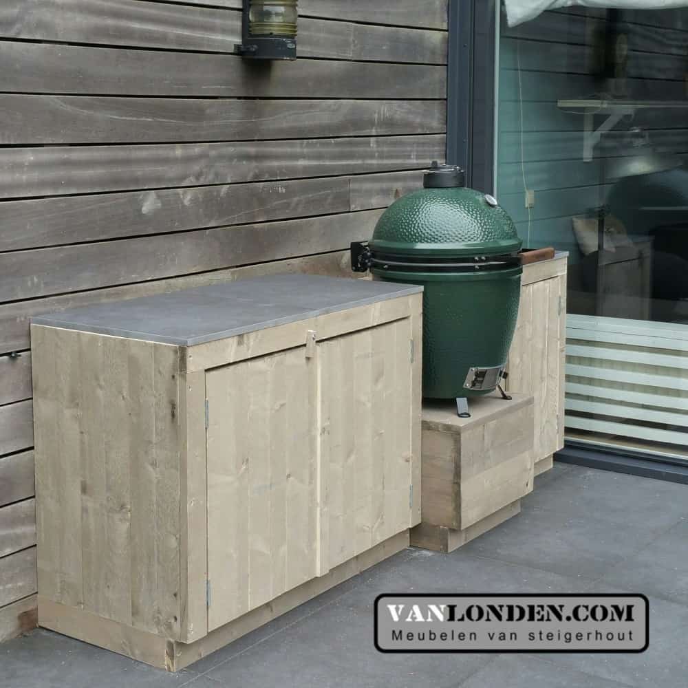 Steigerhouten buitenkeuken Barry