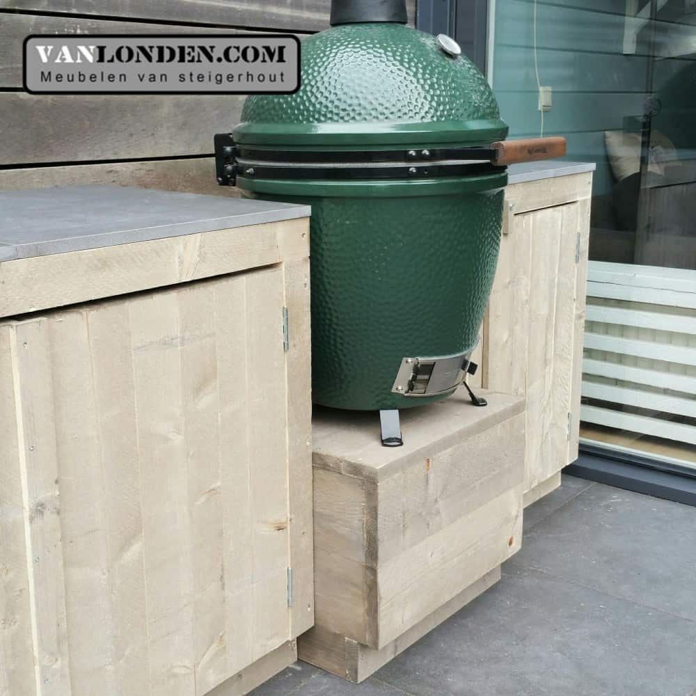 Steigerhouten buitenkeuken Barry